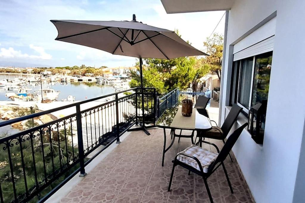Ocean Vista Retreat Vila Skala Polichnitou Exterior foto